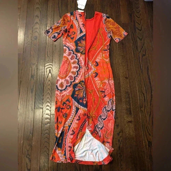 FARM Rio Women’s S Giannina Knit Midi Dress - NEW W/TAGS!! - Picture 12 of 13